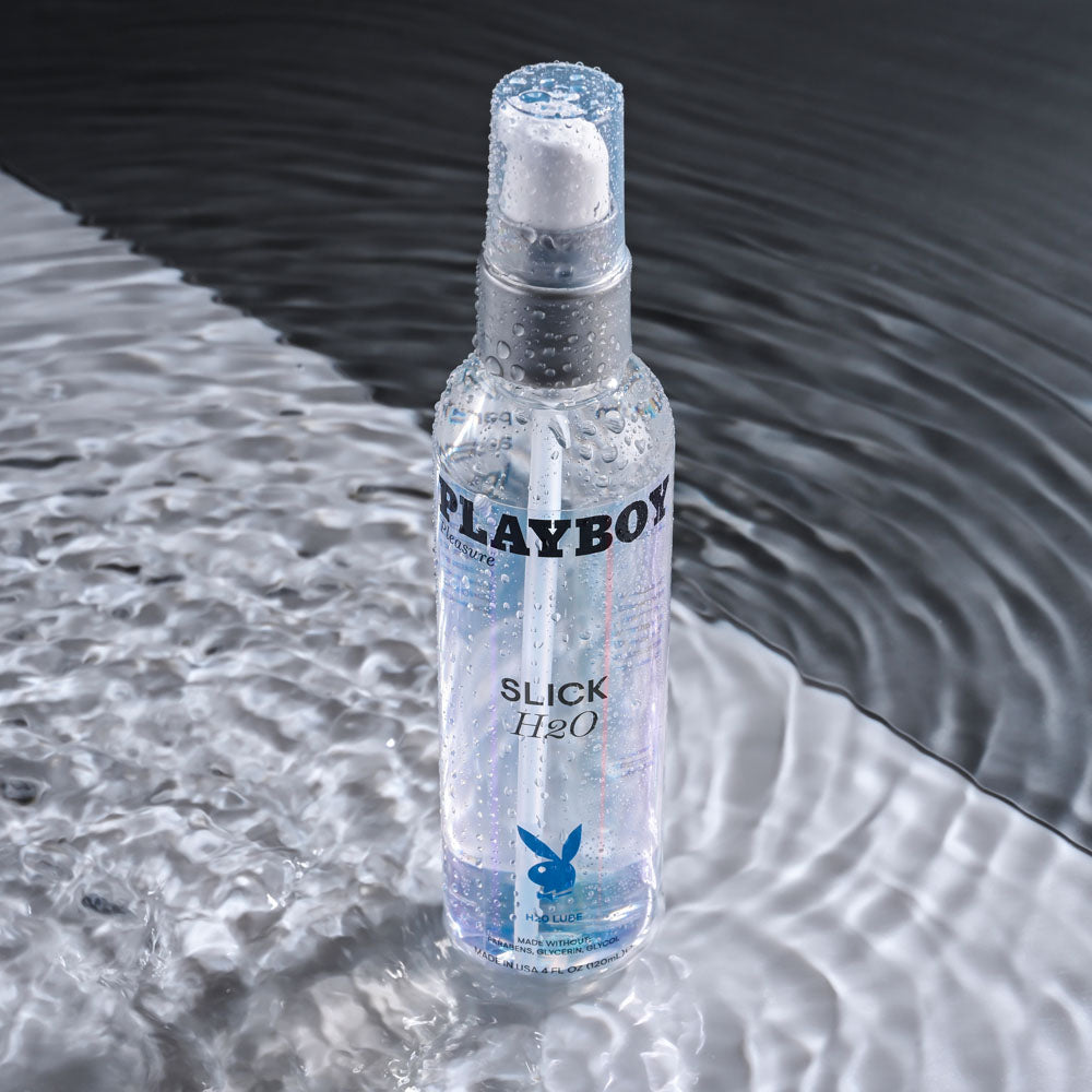 Playboy Pleasure SLICK H2O - 120 ml - Water Based Lubricant - 120 ml Bottle